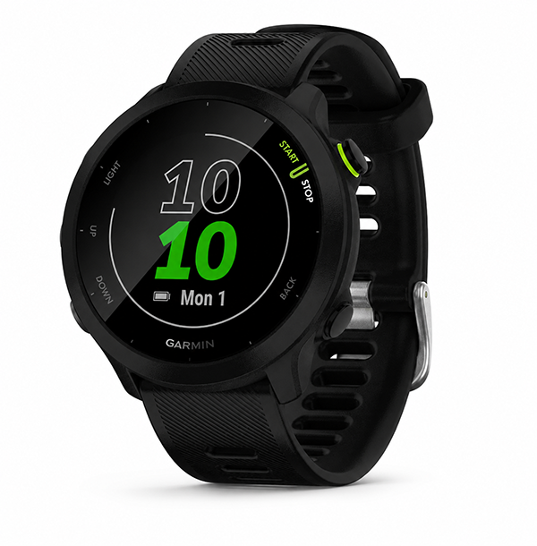 Garmin Forerunner 55 GPS + Monitor Cardíaco 42mm Preto