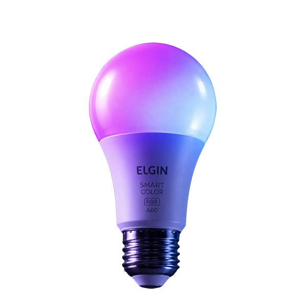 Lâmpada Inteligente Smart Color 10W Elgin RGB