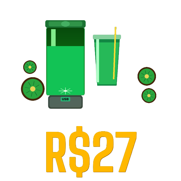 Liquidificador Portátil Mini Mixer USB